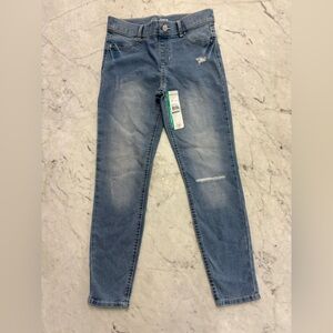 wonder nation Light Blue Girls' Skinny Distressed Jegging